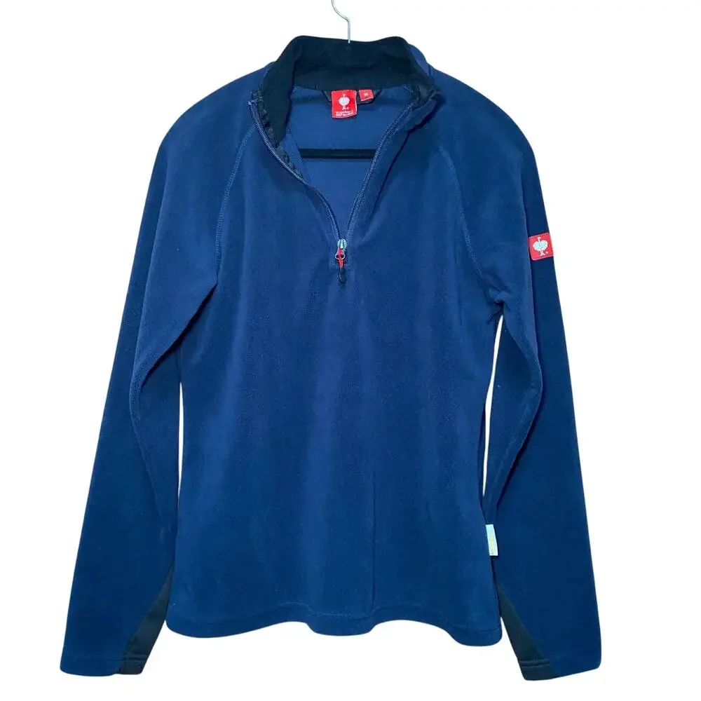 Engelbert Strauss - Women's M - Blue Fleece Quarter Zip